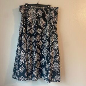 Coldwater creek flowy floor length skirt